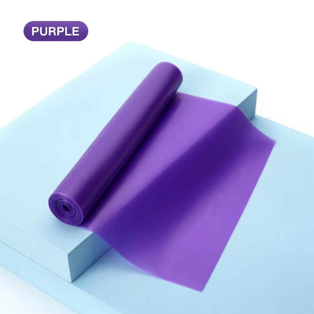 Yoga Pilates Stretch Resistance Band Exercise Fitness Band Training Elastic Exercise Fitness Rubber 150Cm Natural Rubber Gym - KPAKPA Market