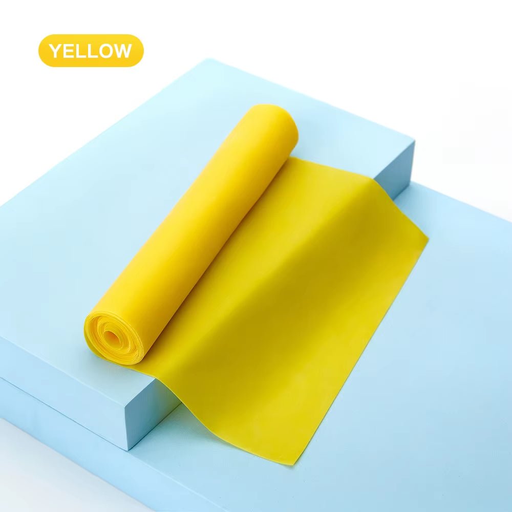 Yoga Pilates Stretch Resistance Band Exercise Fitness Band Training Elastic Exercise Fitness Rubber 150Cm Natural Rubber Gym - KPAKPA Market