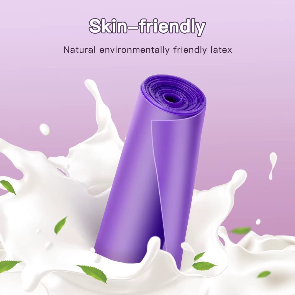 Yoga Pilates Stretch Resistance Band Exercise Fitness Band Training Elastic Exercise Fitness Rubber 150Cm Natural Rubber Gym - KPAKPA Market